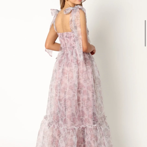 Petal & Pup Floret Midi Dress - Dark Purple SMALL - Picture 4 of 6